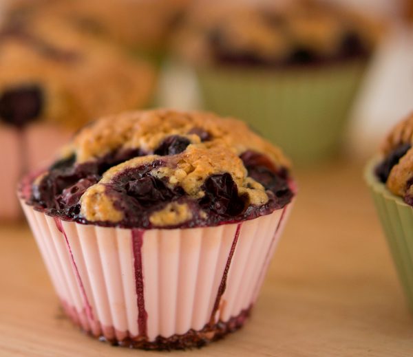 Blåbärsmuffins